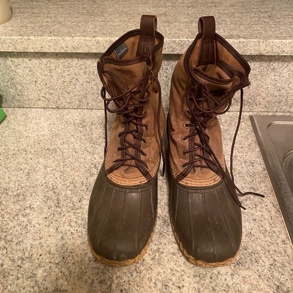 Men’s size 12M LL bean Duck boots - waterproof